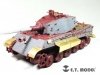 E.T. Model EA35-121 WWII German King Tiger Fender & Side Skirts For Meng Kit 1/35